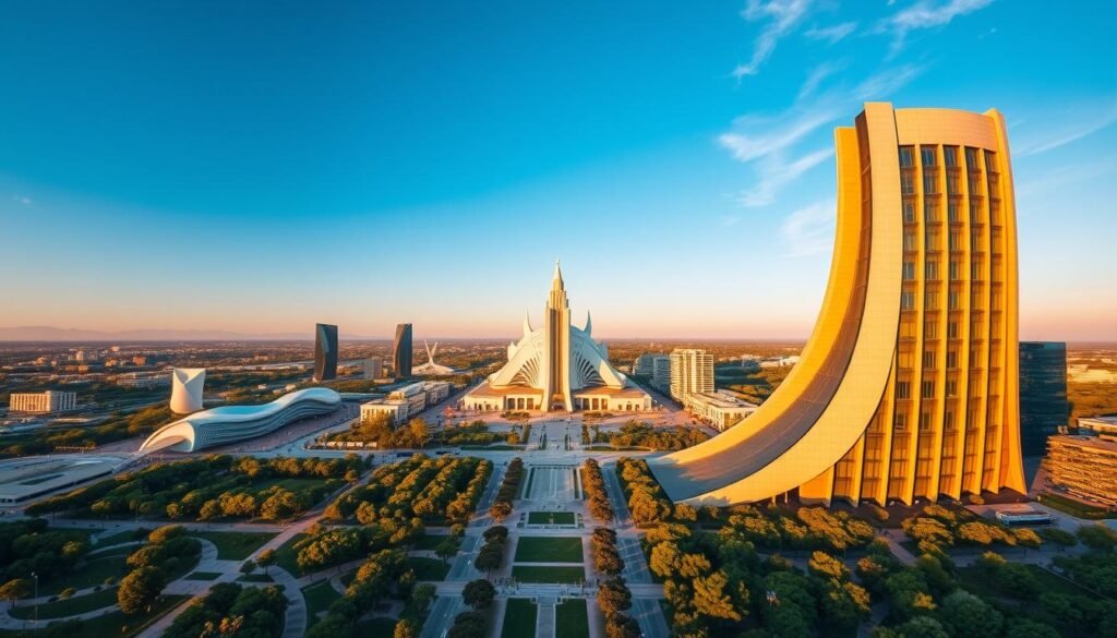 Brasilia futuristic architecture
