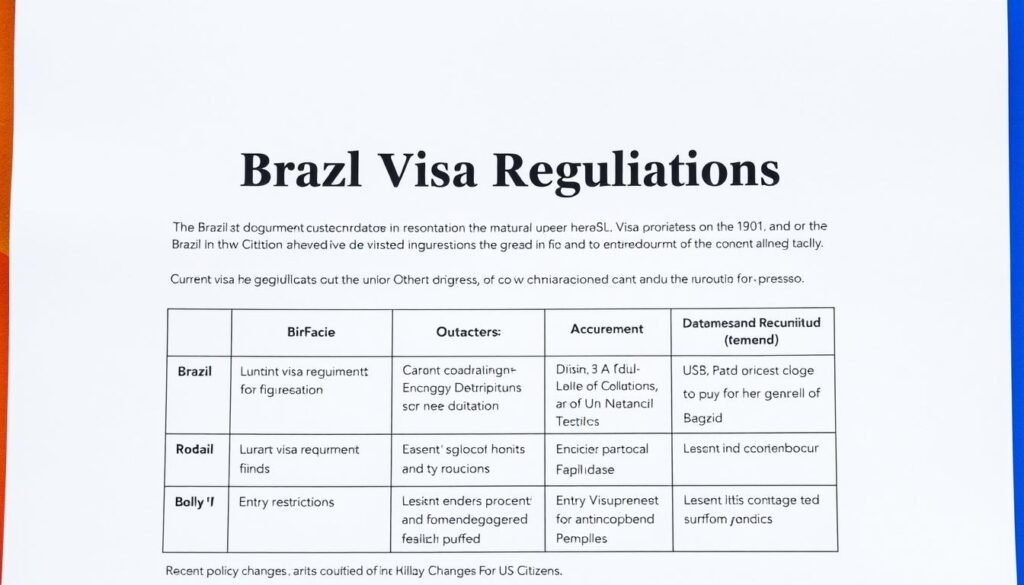 Brazil visa regulations
