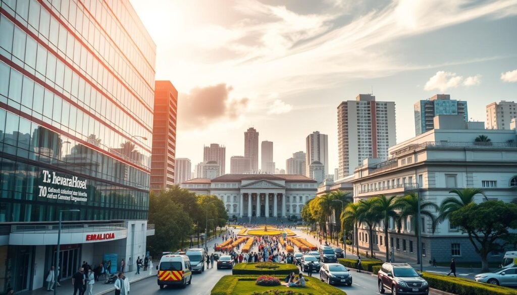 healthcare and education services in Brazil